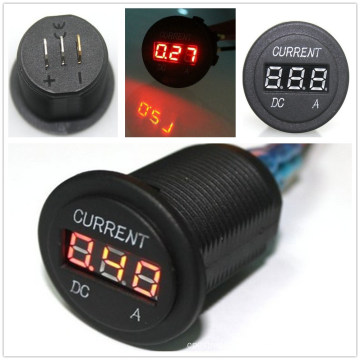 Automobile Motorcycle DC 1-10A LED Digital Ampere Current Meter for 12-24V